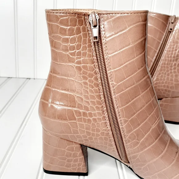 NEW Steve Madden Darma Tan Block Heel Boot C255 - Picture 10 of 13